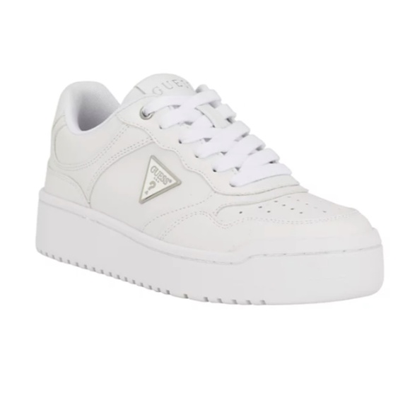 GUESS Miram Platform Lace-Up Court Casual sneakers white - 11 - Picture 1 of 13